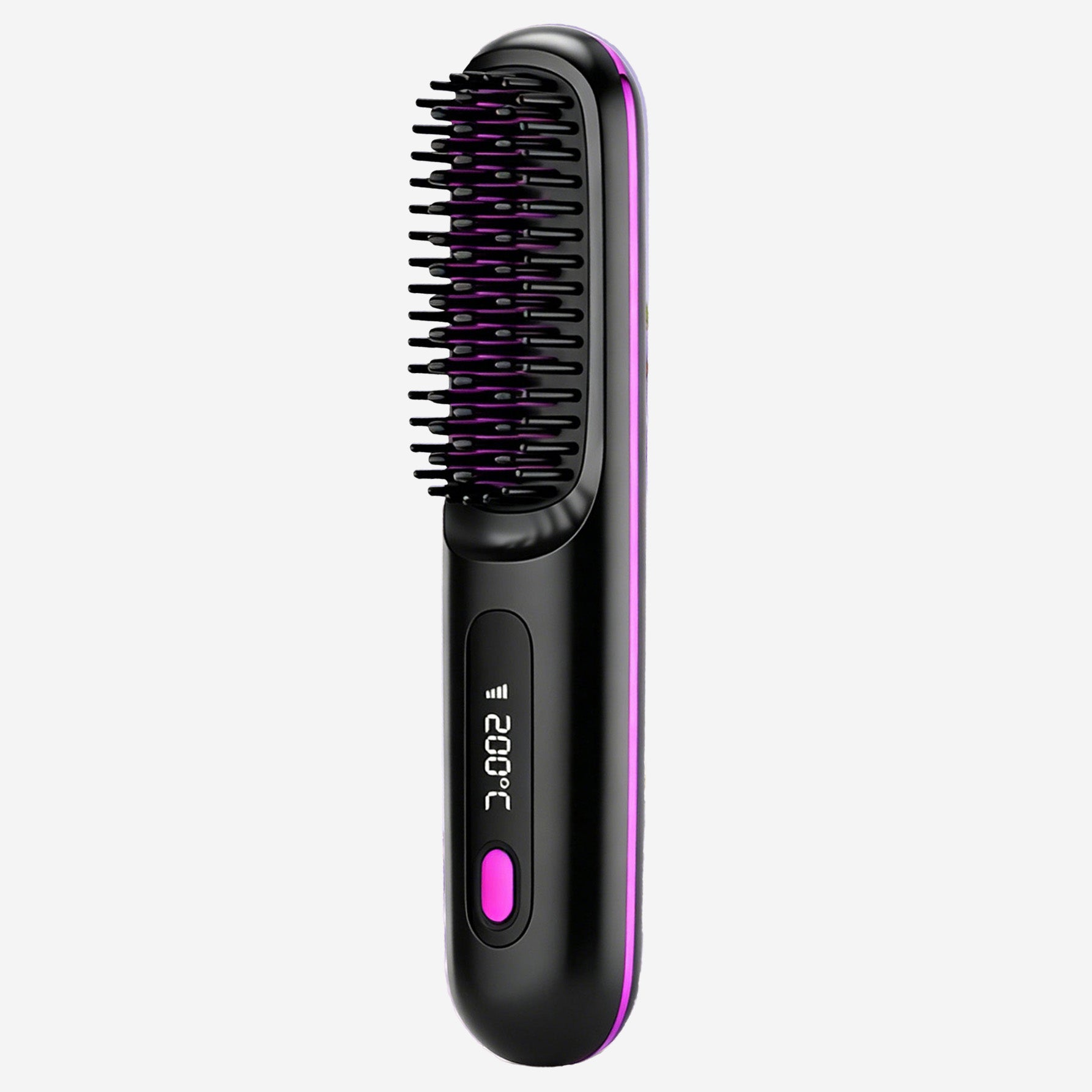Wireless straightening brush