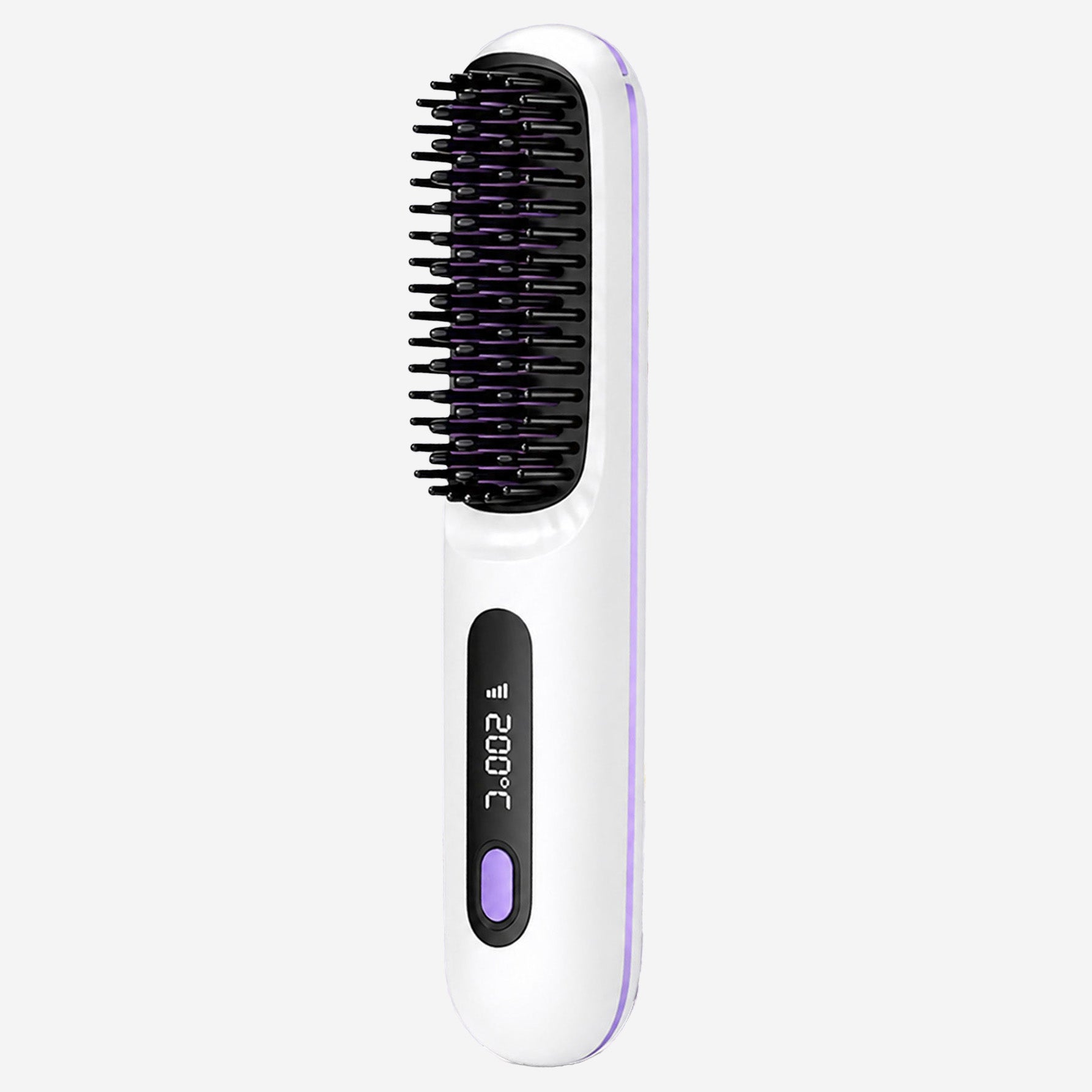 Wireless straightening brush