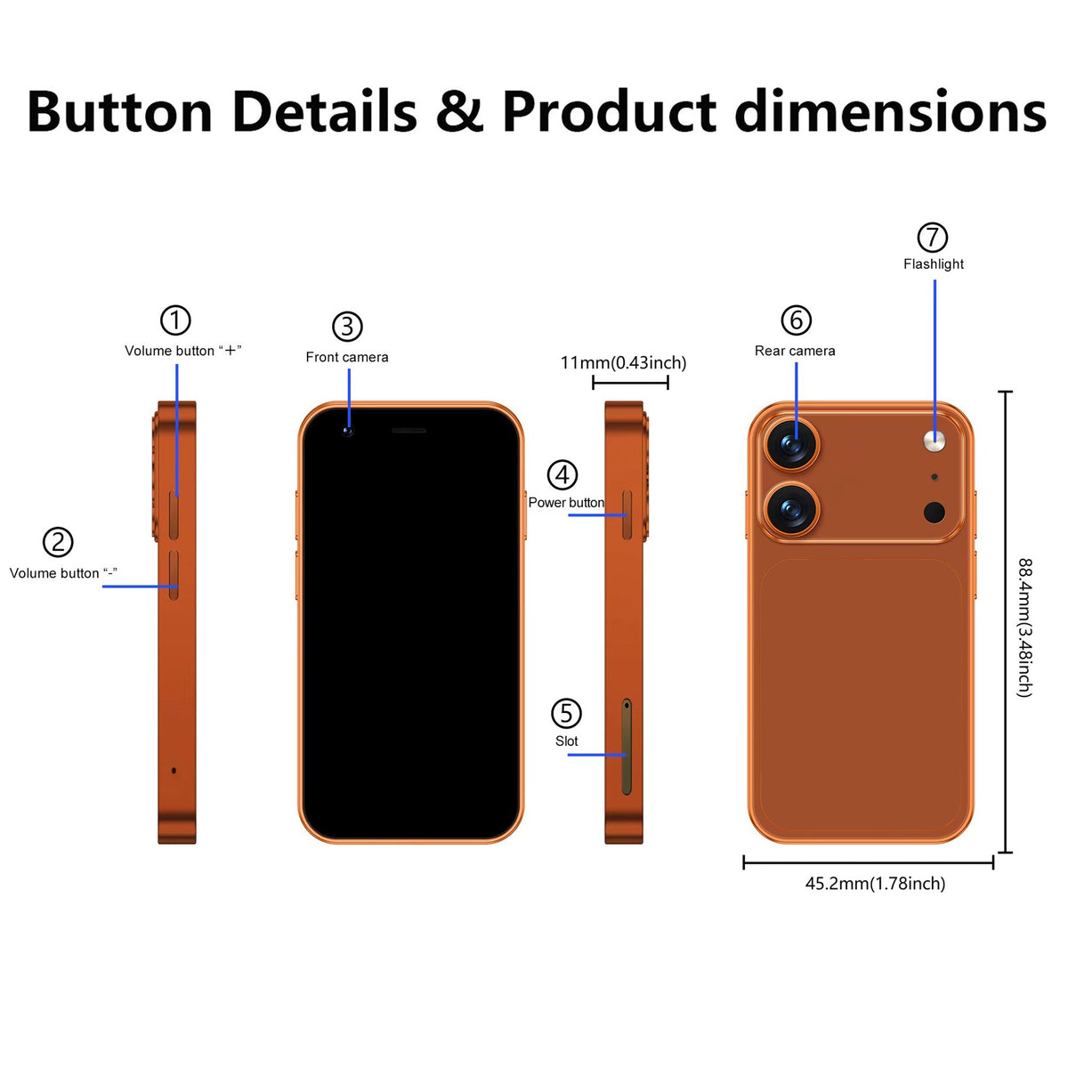 A18 MAXPRO MINI SMARTPHONES 3+64G