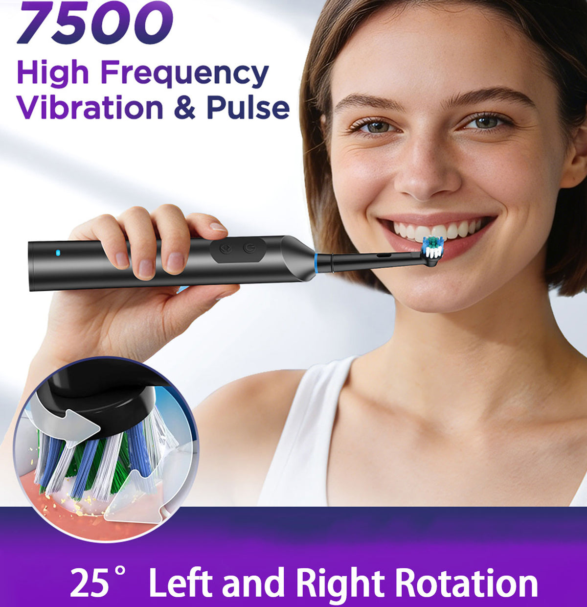 YUECUI-electric toothbrush-2001 high frequency