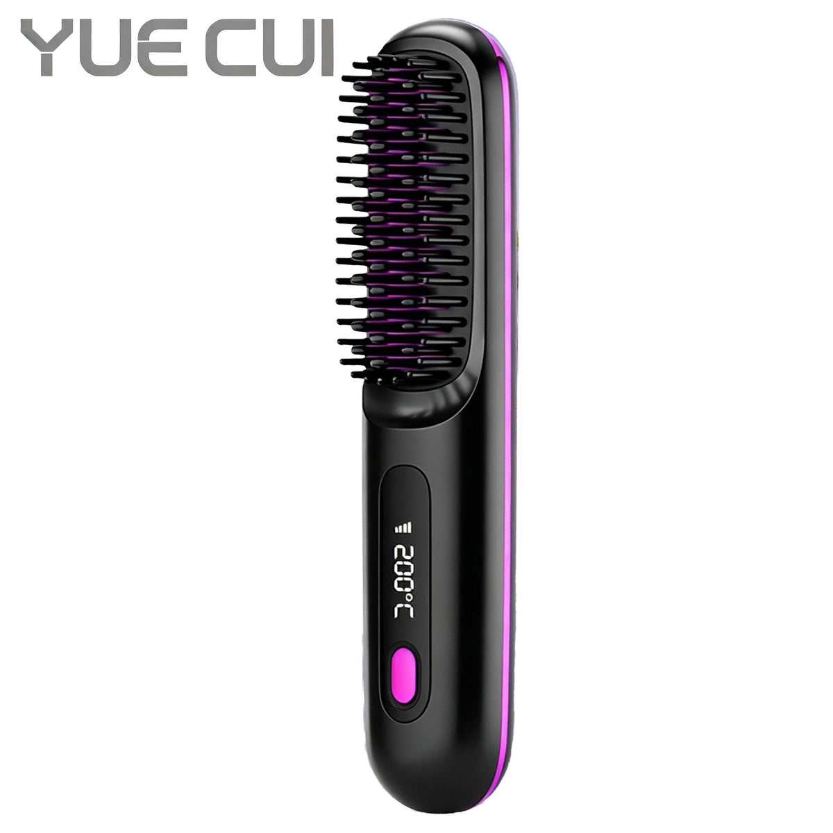 Wireless straightening brush